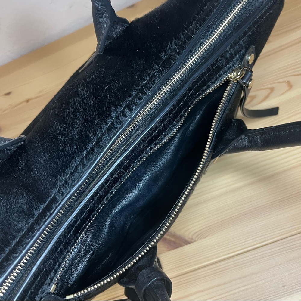 RETIRED- Henri Bendel Calfskin Satchel - Picture 4 of 6